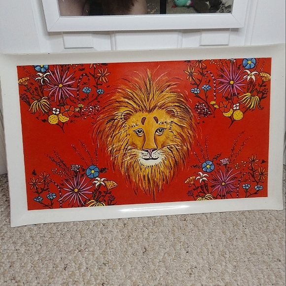 Vintage Accents Vintage Lion Coffee Table Tray Poshmark